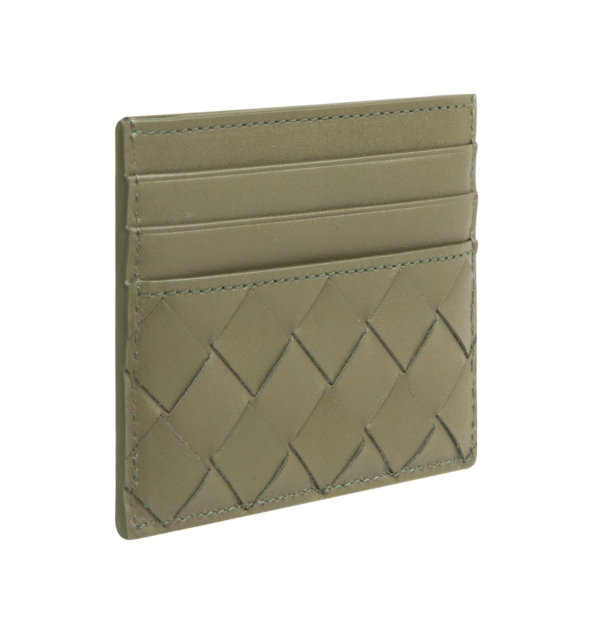 Оригінальна Intrecciato Credit Card Case Bottega veneta – вид ззаду