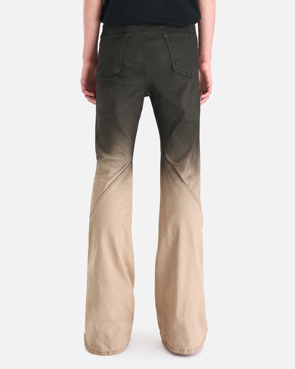 Оригінальна Bias Bootcut Denim In Black Pearl Degrade Rick owens – детальний вид