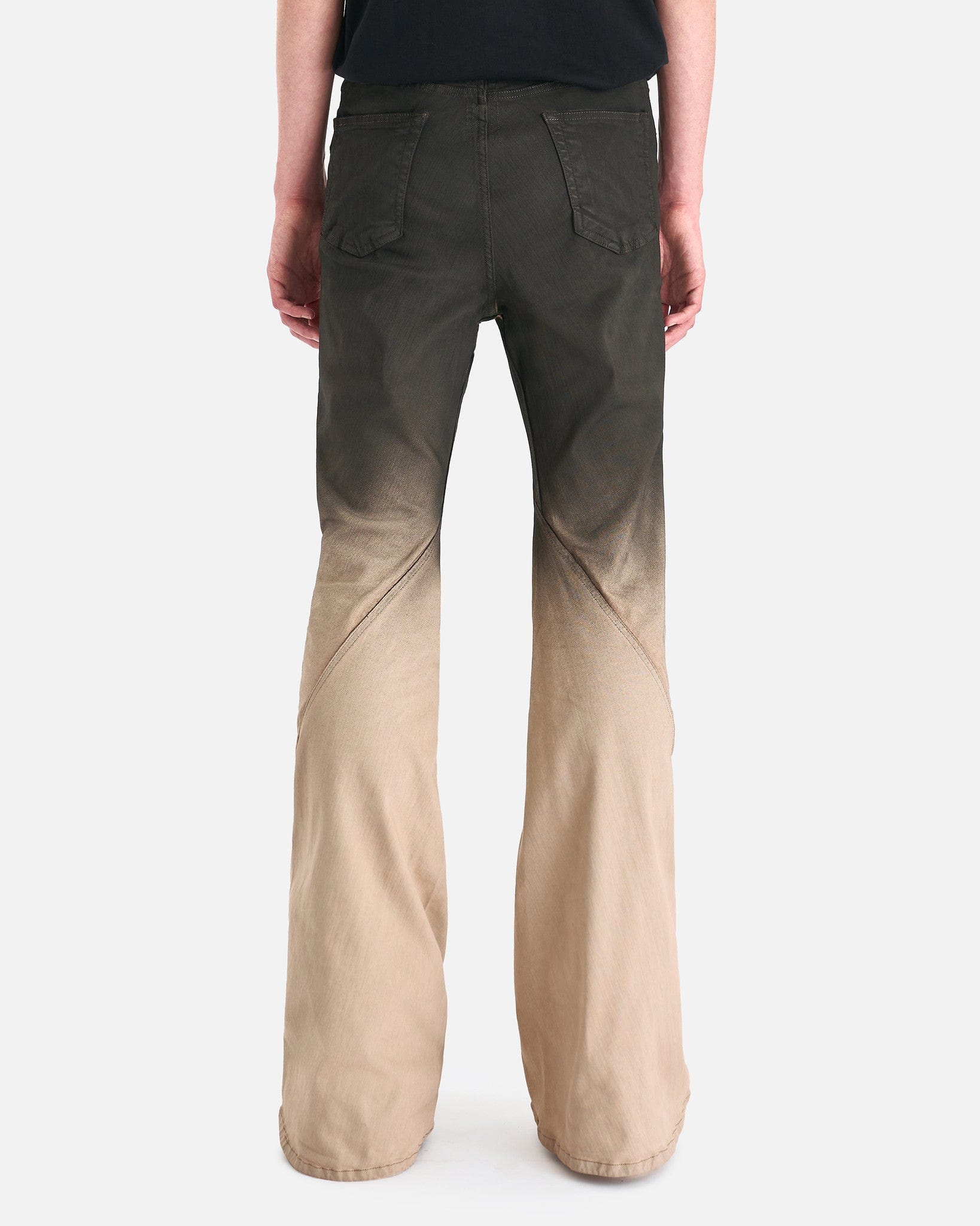 Оригінальна Bias Bootcut Denim In Black Pearl Degrade Rick owens – детальний вид