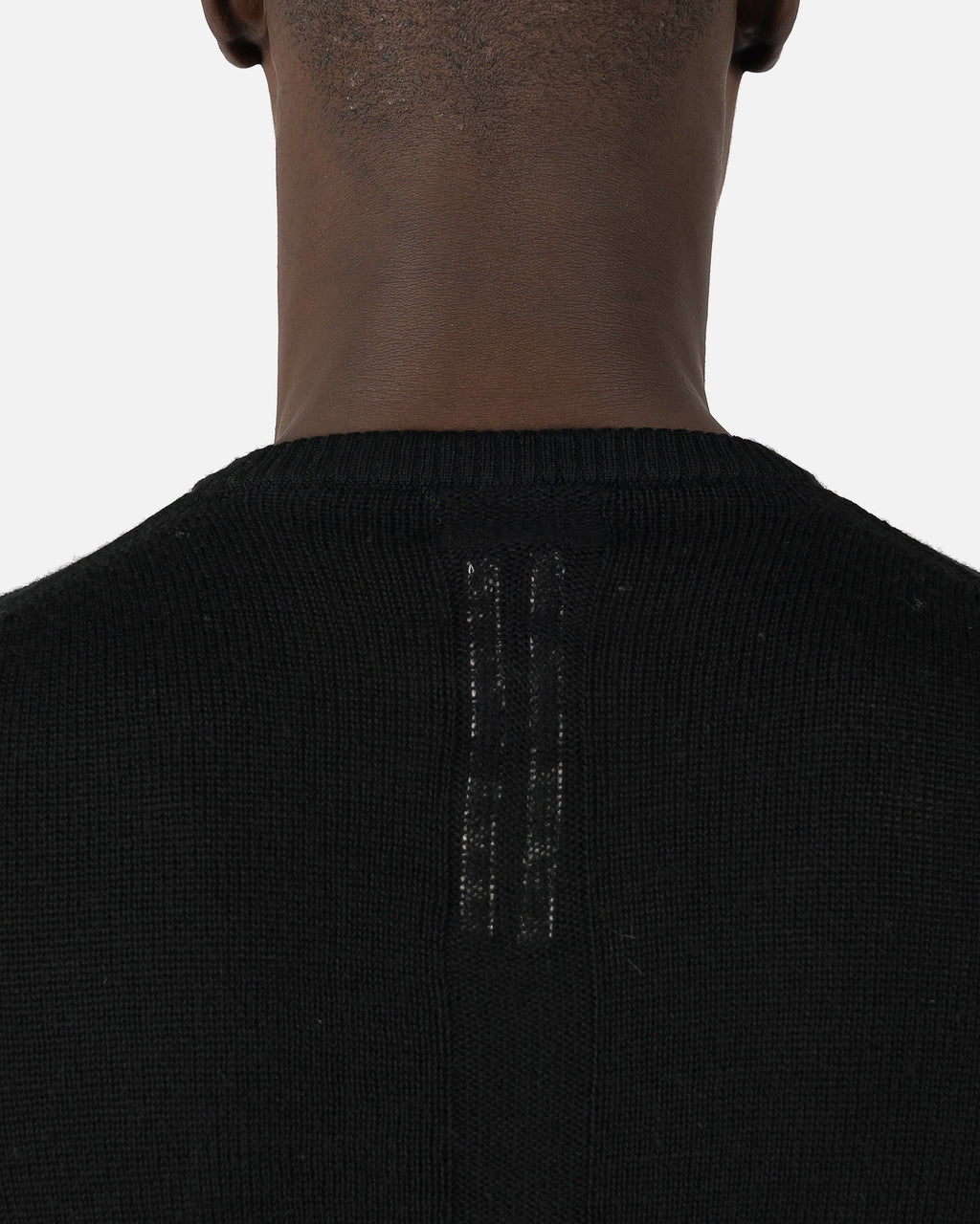 Biker Level Round Neck Sweater In Black Rick owens оригінал – Купити в Україні – вид 7