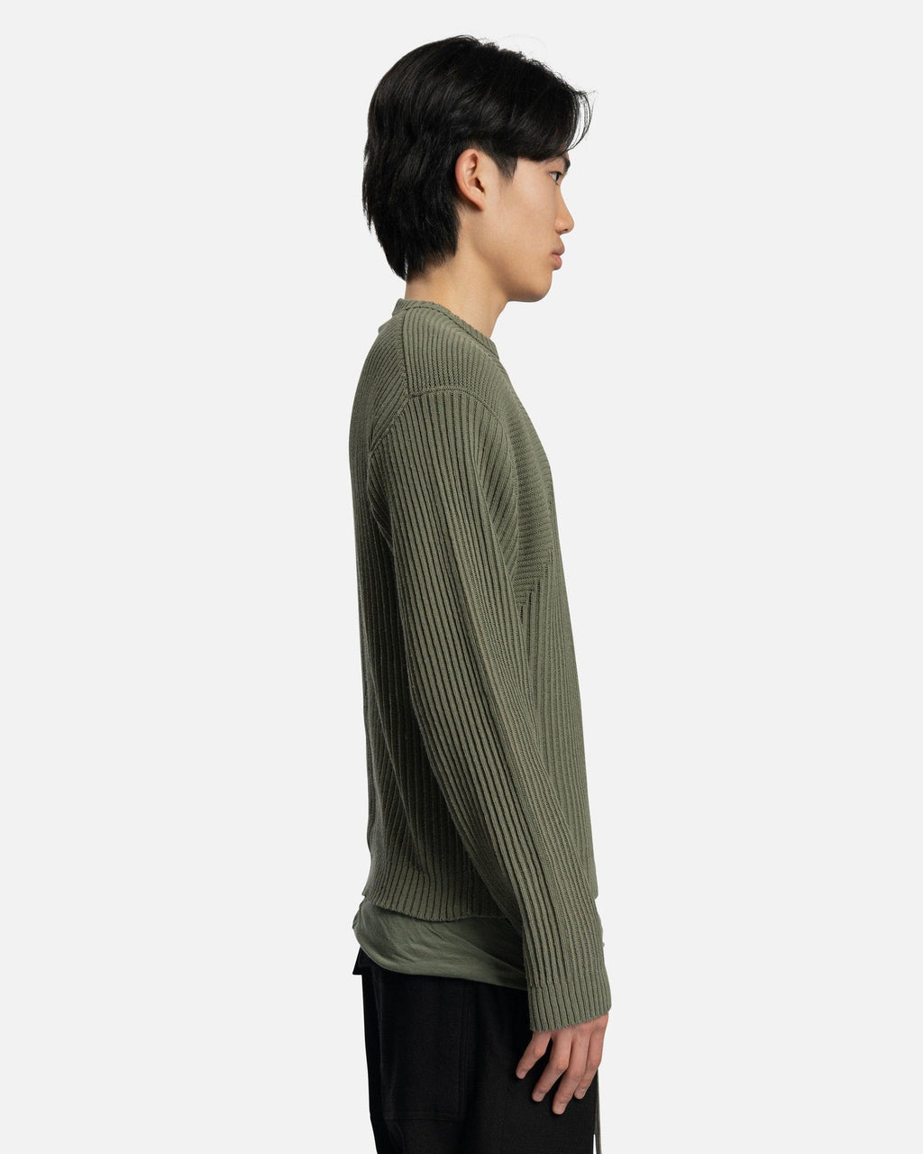 Biker Round Neck In Moss Rick owens оригінал – Купити в Україні – вид ззаду