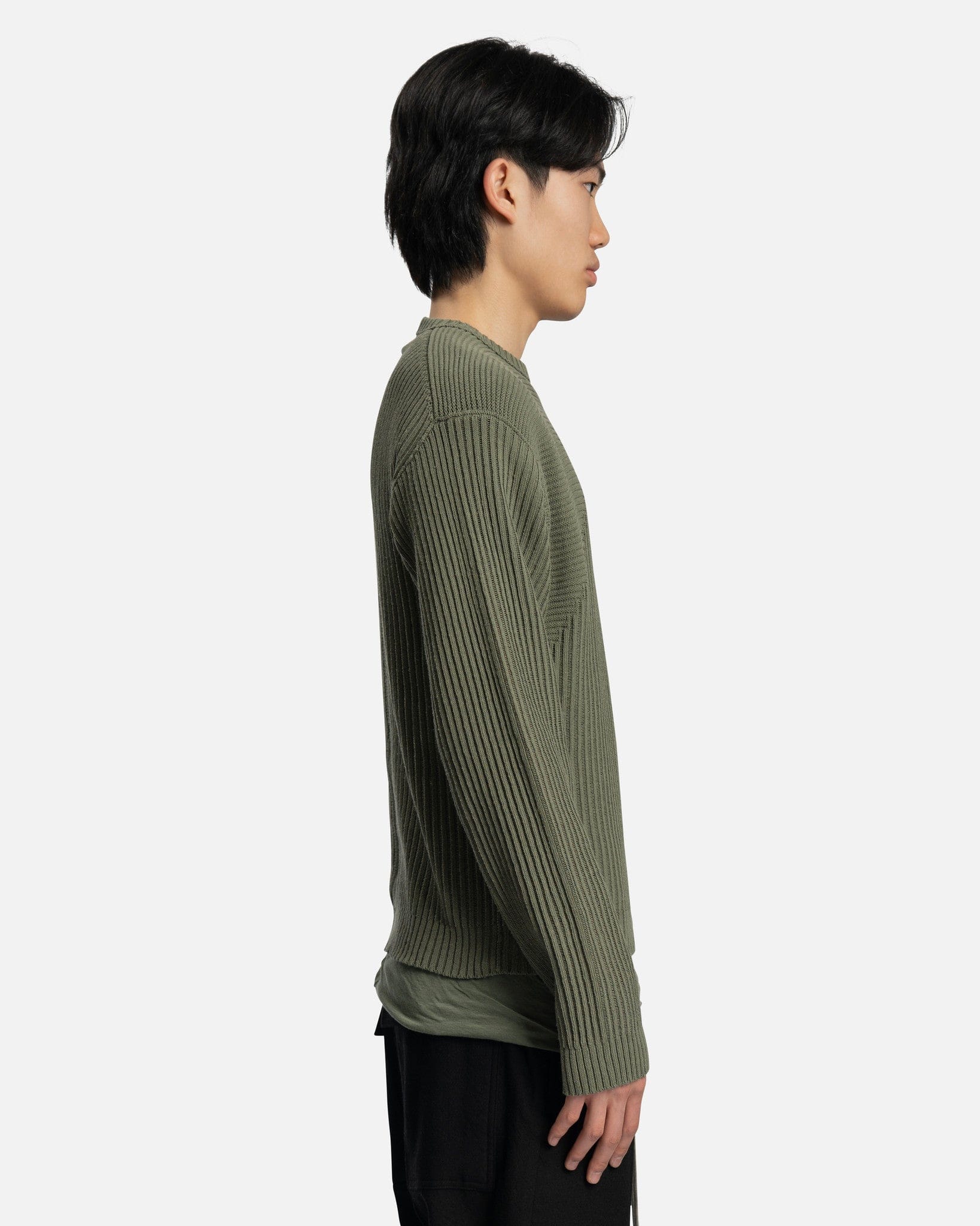 Biker Round Neck In Moss Rick owens оригінал – Купити в Україні – вид ззаду