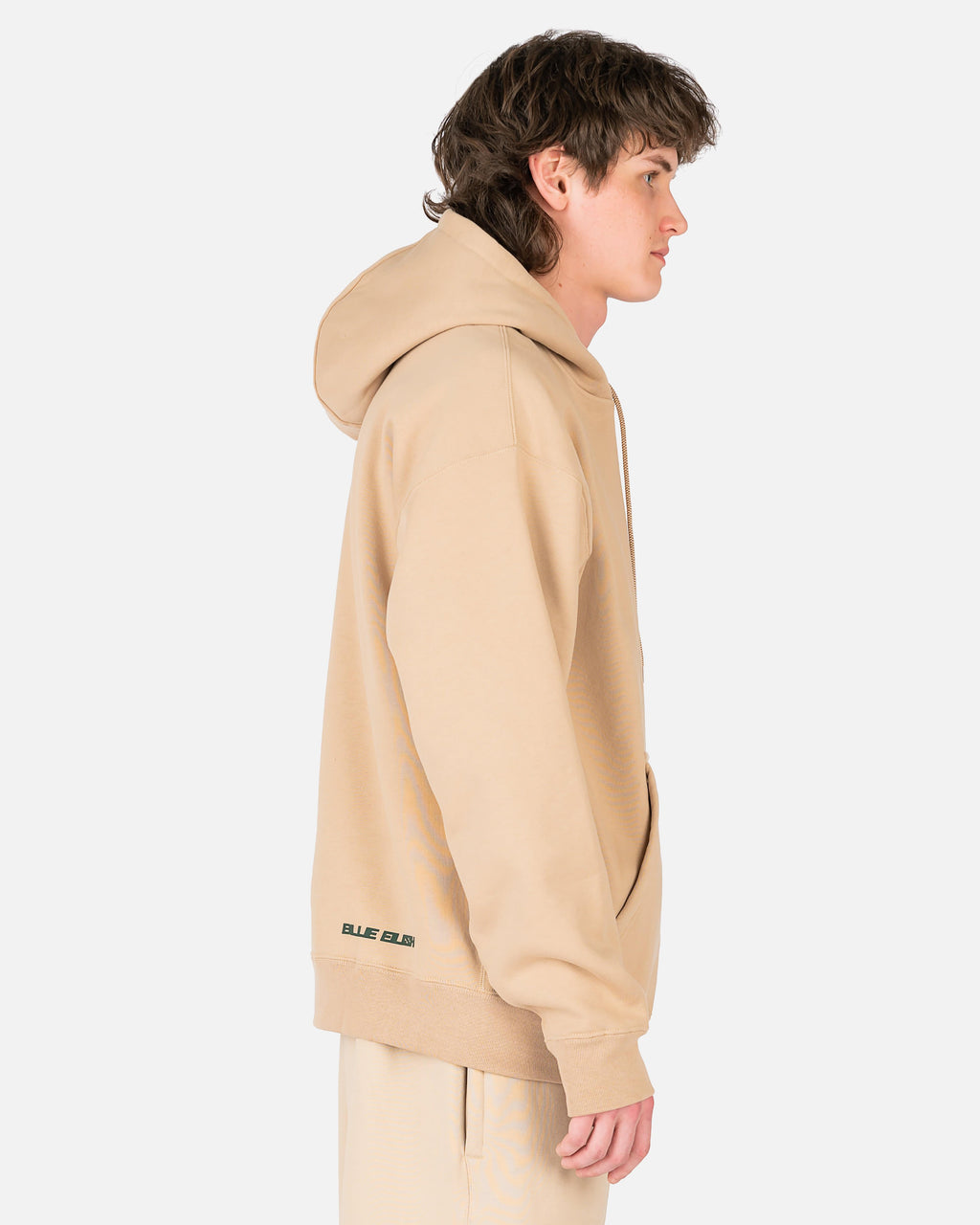 Billie Eilish Hoodie In Mushroom Nike – Гарантія оригінальності – вид ззаду