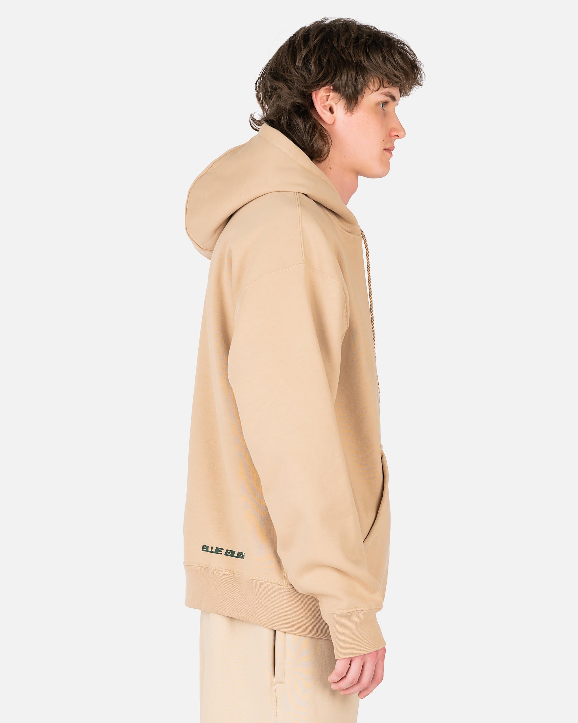 Billie Eilish Hoodie In Mushroom Nike – Гарантія оригінальності – вид ззаду