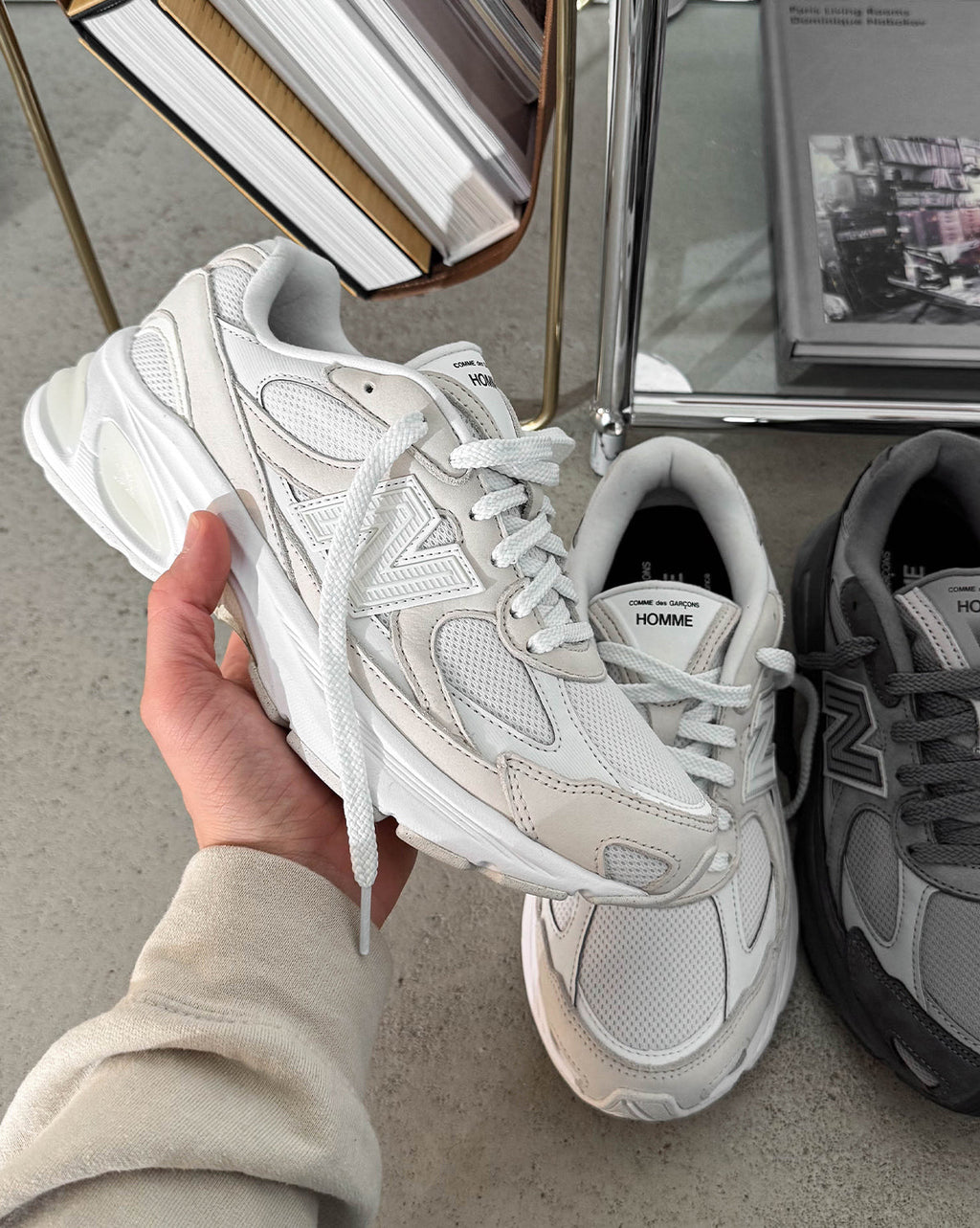X Comme Des Garcons Homme Abzorb 2010 New balance – Гарантія оригінальності – вид ззаду