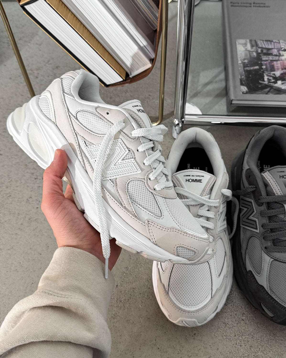 X Comme Des Garcons Homme Abzorb 2010 New balance – Гарантія оригінальності – вид ззаду