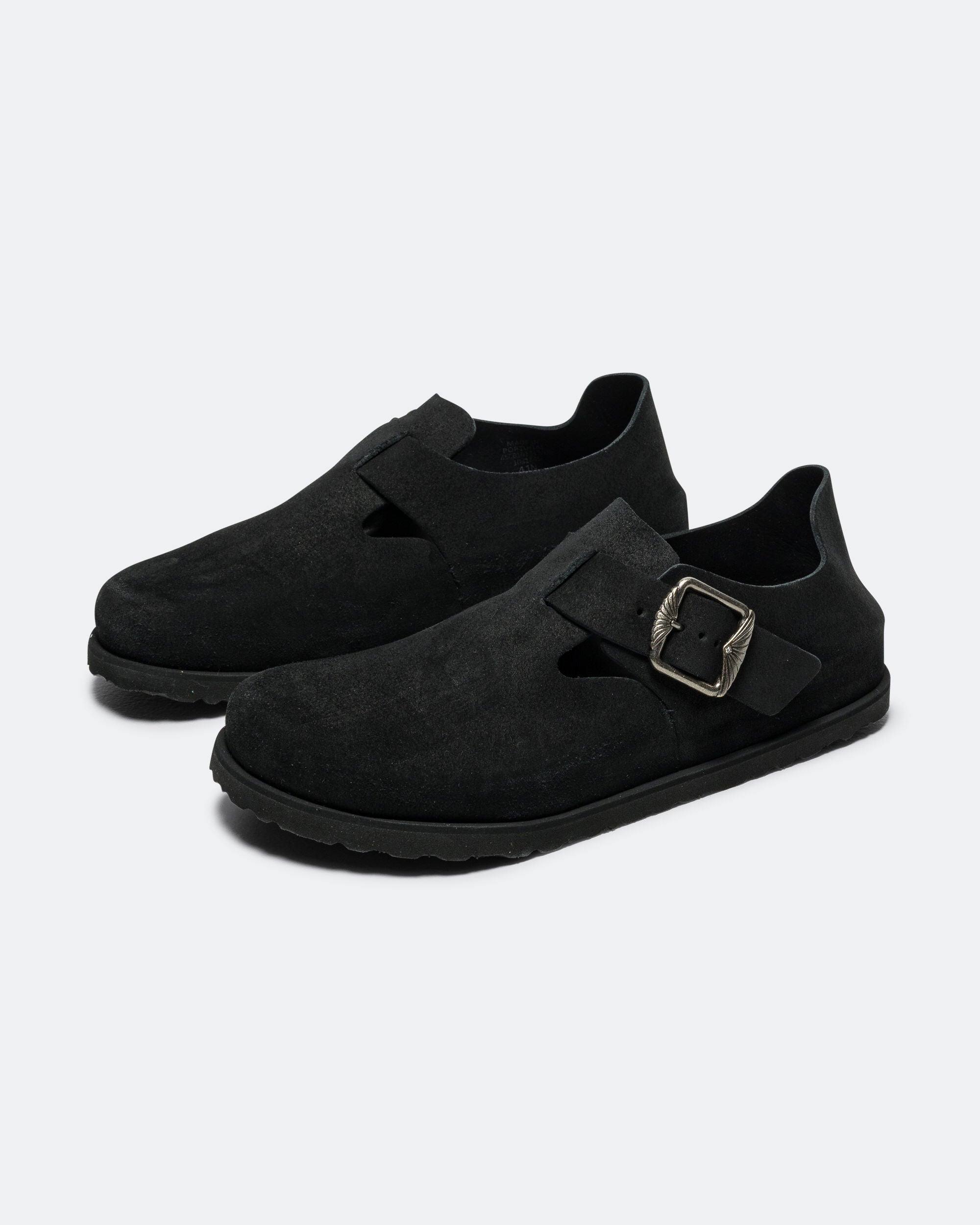 London Suede Birkenstock оригінал – Купити в Україні – вид ззаду - BIRKENSTOCK