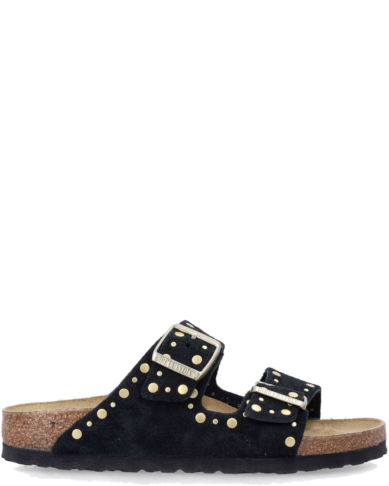 Arizona Rivet Black Suede Leather Sandals Birkenstock оригінал – Купити в Україні