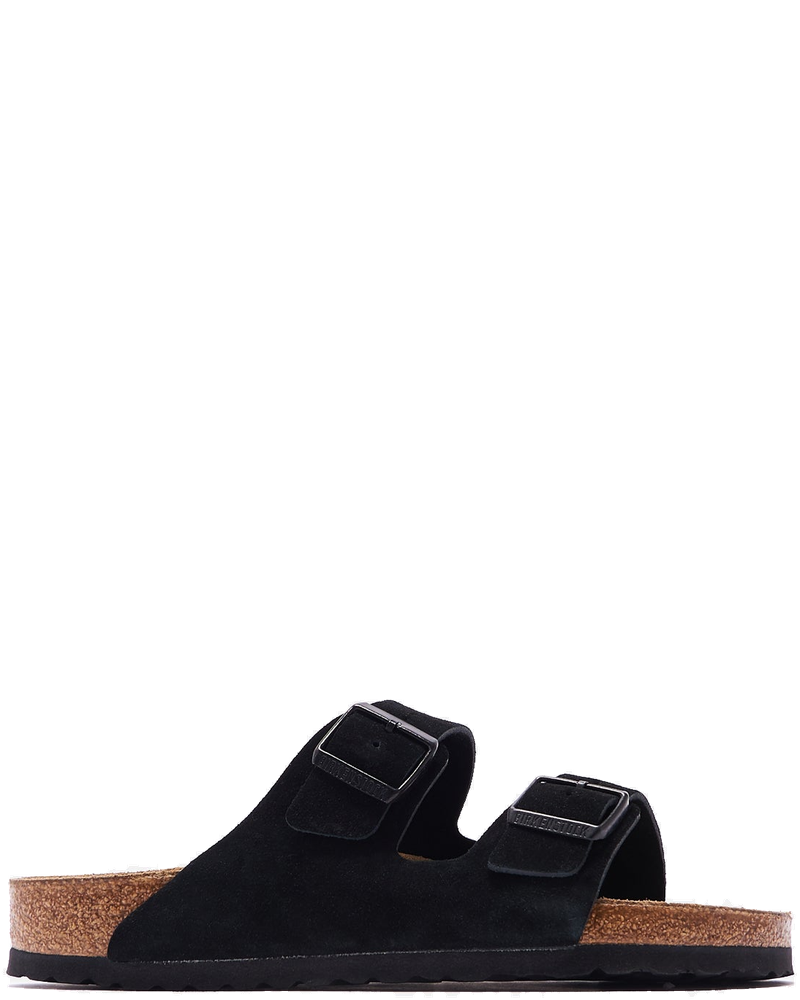 Оригінальна Arizona Soft Footbed Suede Black Birkenstock