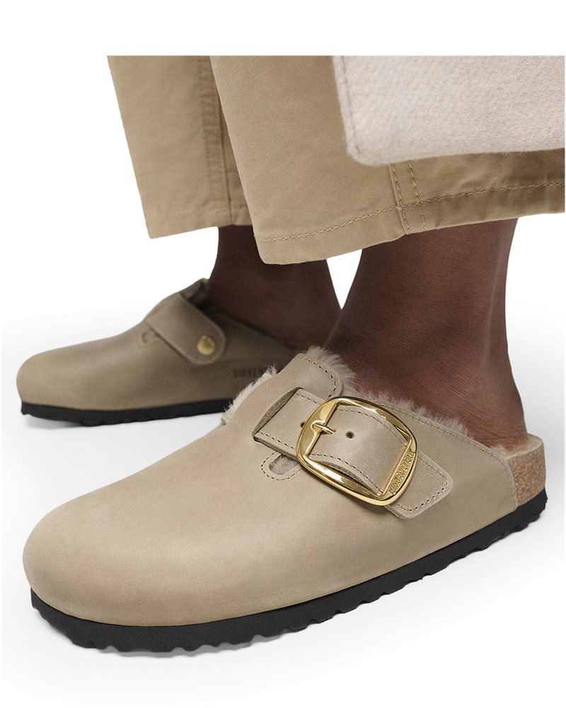 Boston Big Buckle Shearling Birkenstock – Гарантія оригінальності
