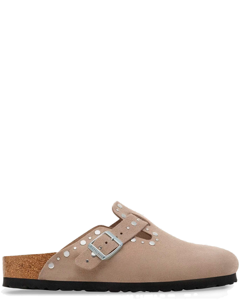 Boston Rivet Taupe Sandals With Metal Studs Birkenstock – Гарантія оригінальності