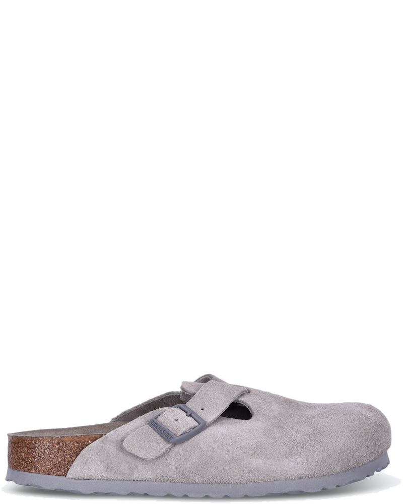 Оригінальна Boston Soft Footbed Suede Leather Unisex Slippers Birkenstock