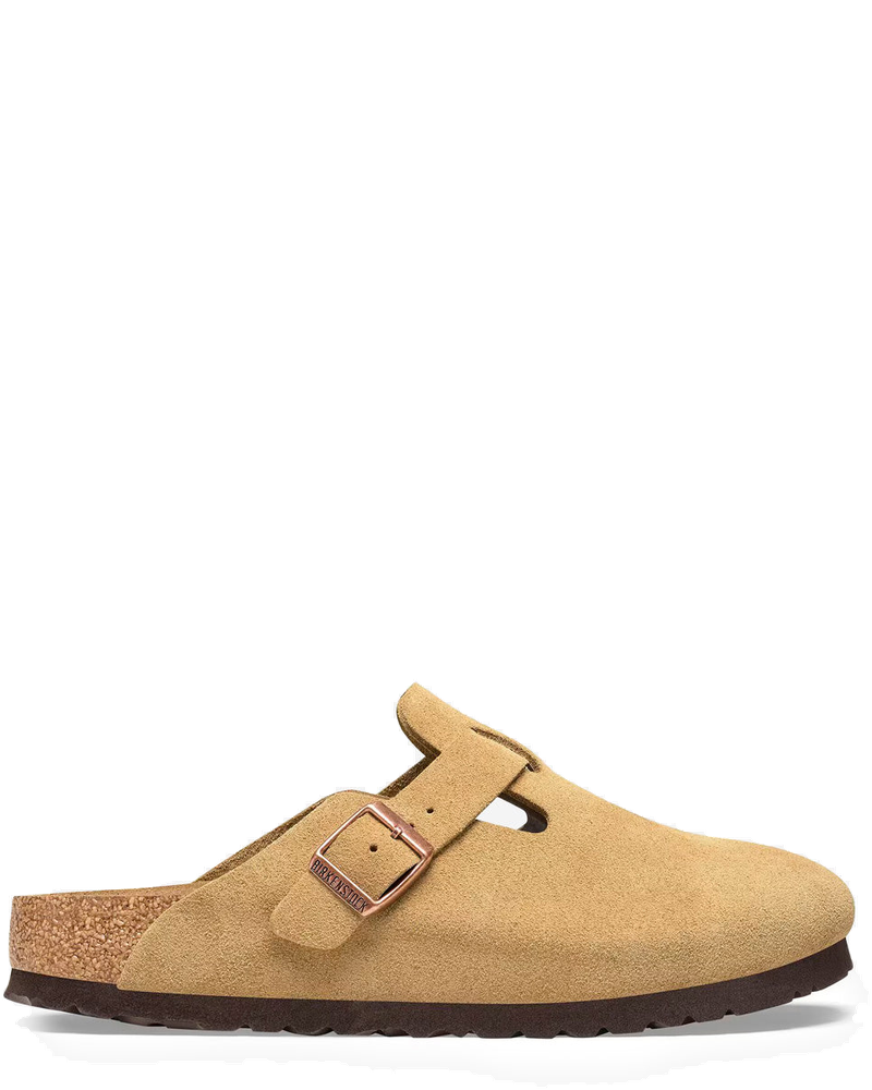 Оригінальна Boston In Suede Latte Cream Birkenstock