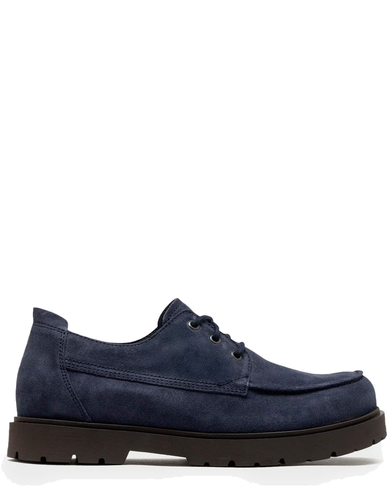 Highwood Lace Low Lace-Up Shoes In Navy Blue Suede Birkenstock – Гарантія оригінальності