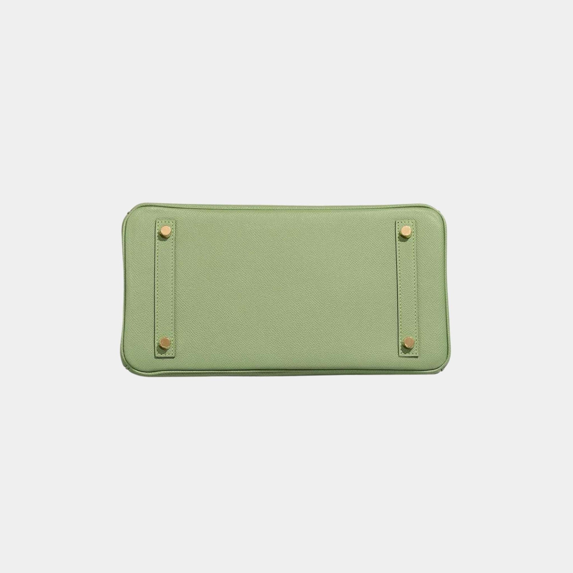 Оригінальна Birkin 30 Epsom Vert Criquet Ghw Hermes – детальний вид