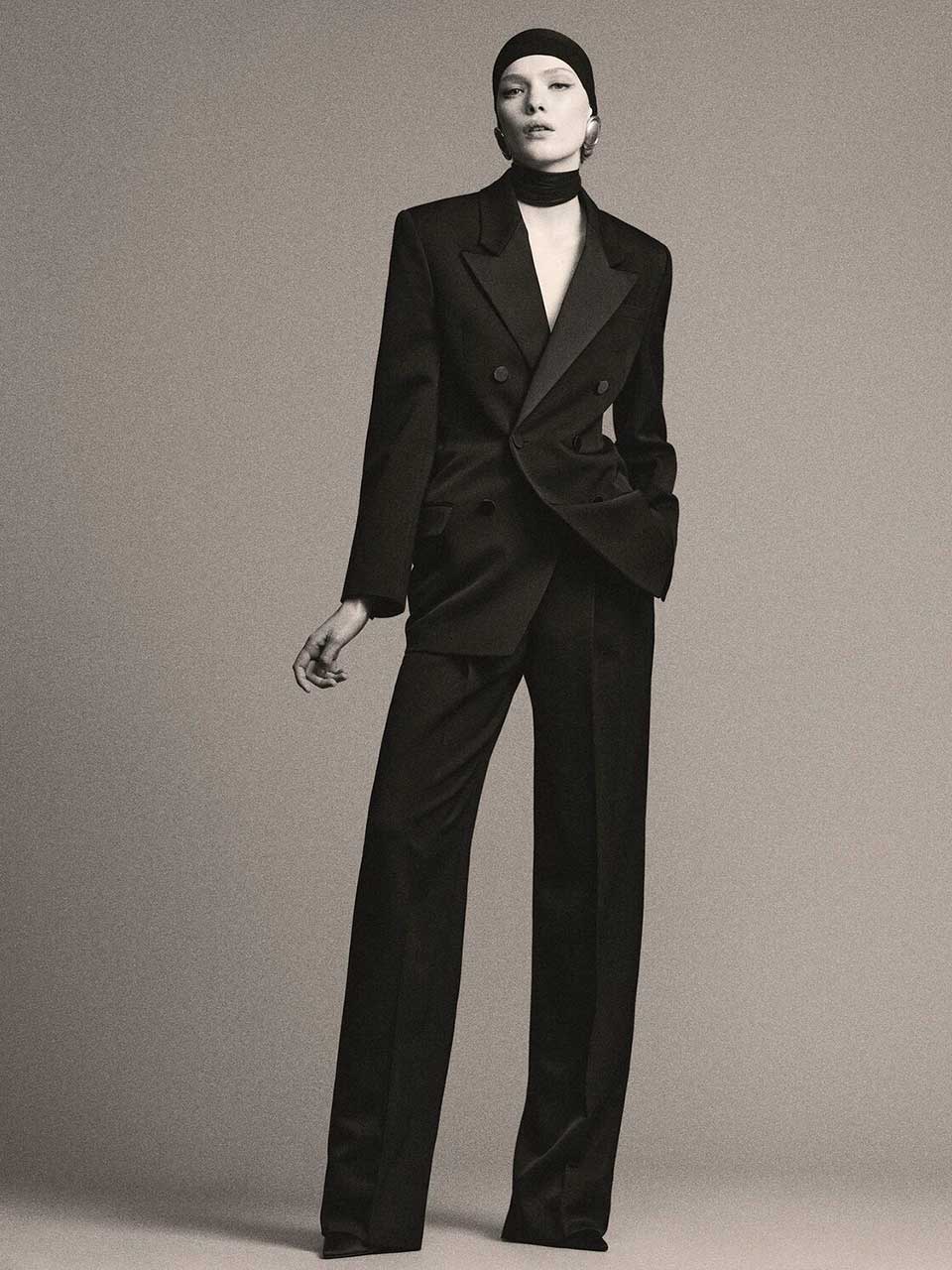 Grain De Poudre Blazer Saint laurent – Гарантія оригінальності – боковий вид
