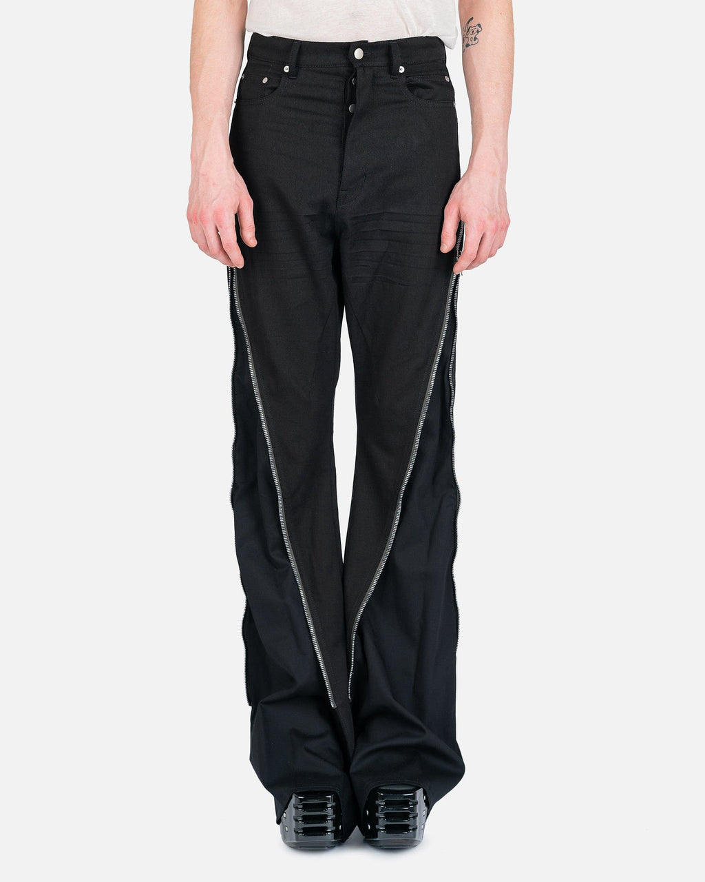 Bolan Banana Cut Pants In Black Rick owens оригінал – Купити в Україні – боковий вид