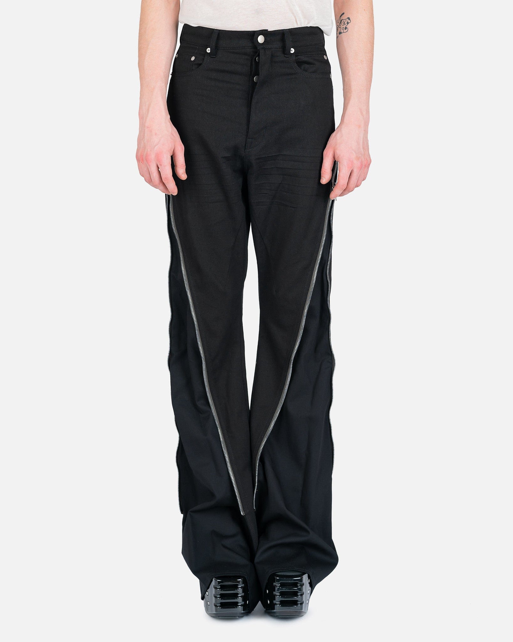 Bolan Banana Cut Pants In Black Rick owens оригінал – Купити в Україні – боковий вид