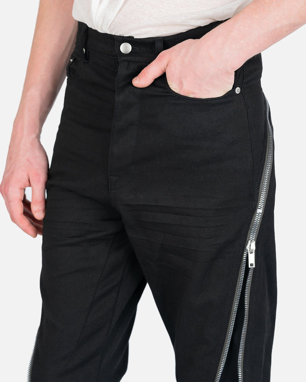 Bolan Banana Cut Pants In Black Rick owens оригінал – Купити в Україні – збільшений вид