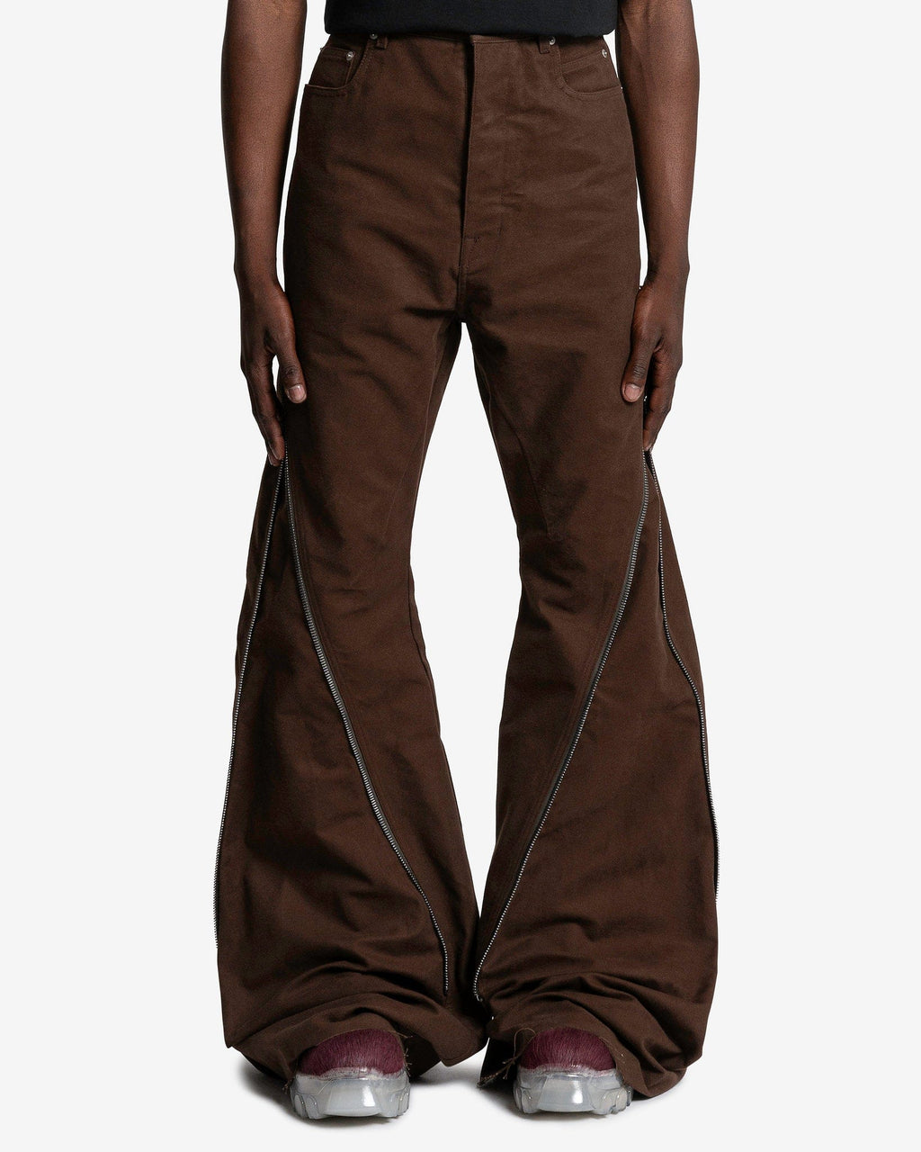 Оригінальна Bolan Banana In Brown Rick owens – боковий вид