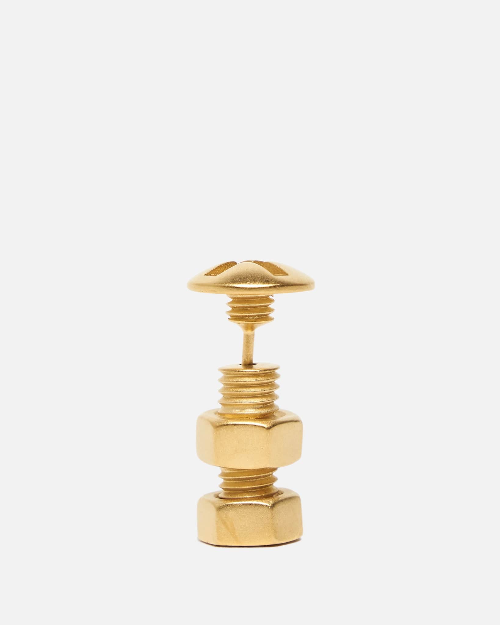Bolt And Nut Screw Earring In Gold Maison margiela оригінал – Купити в Україні – детальний вид