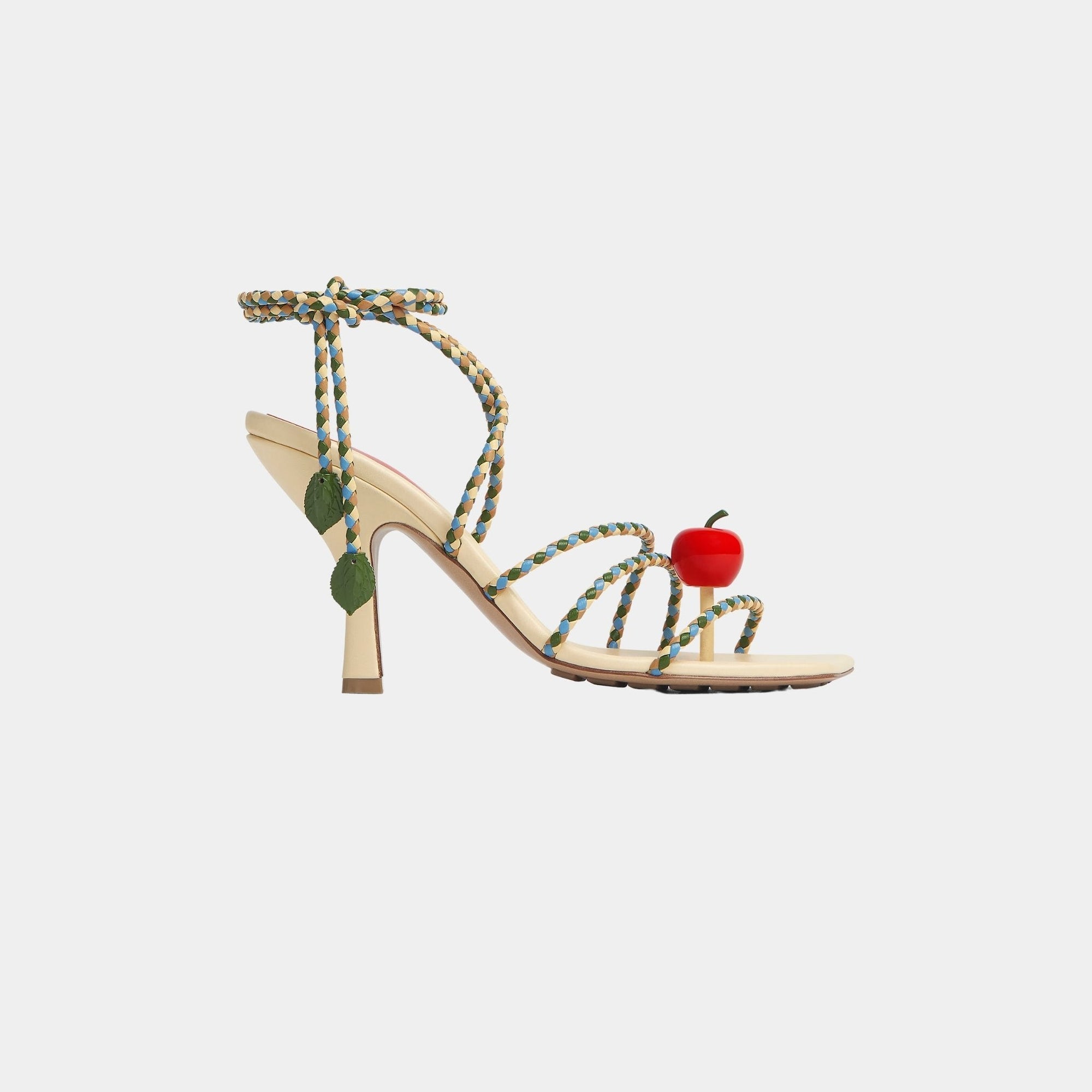 Оригінальна Adam Leather Sandal Multicolour Coaxial Laces Bottega veneta – боковий вид