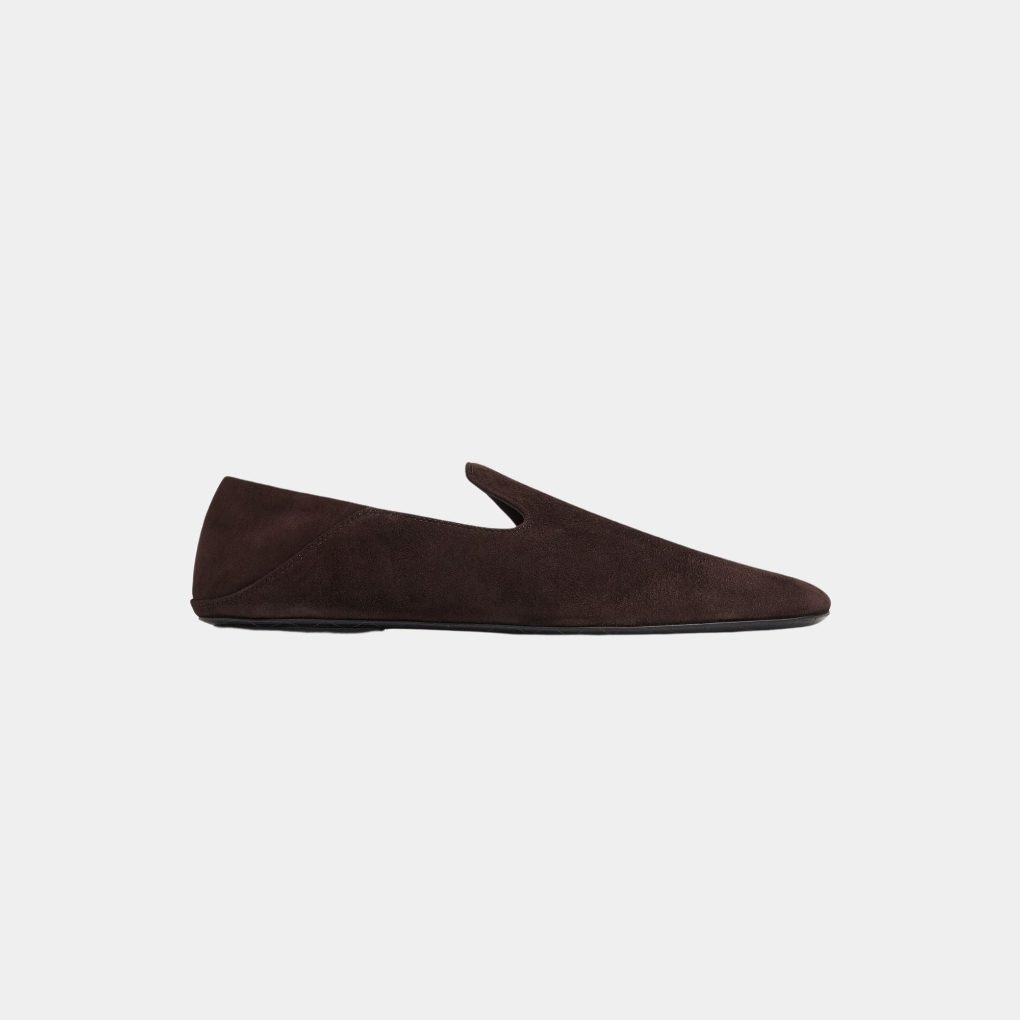 Оригінальна Adamo Supple Slipper Suede Foldable Backstay Bottega veneta – боковий вид