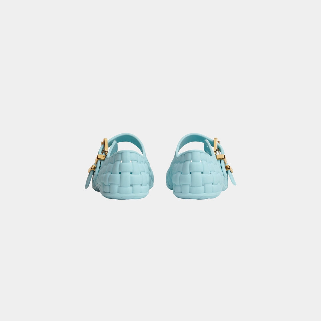 Оригінальна Amy Mary-Jane Ballerina Rubber With Inteccio Pattern Bottega veneta – детальний вид