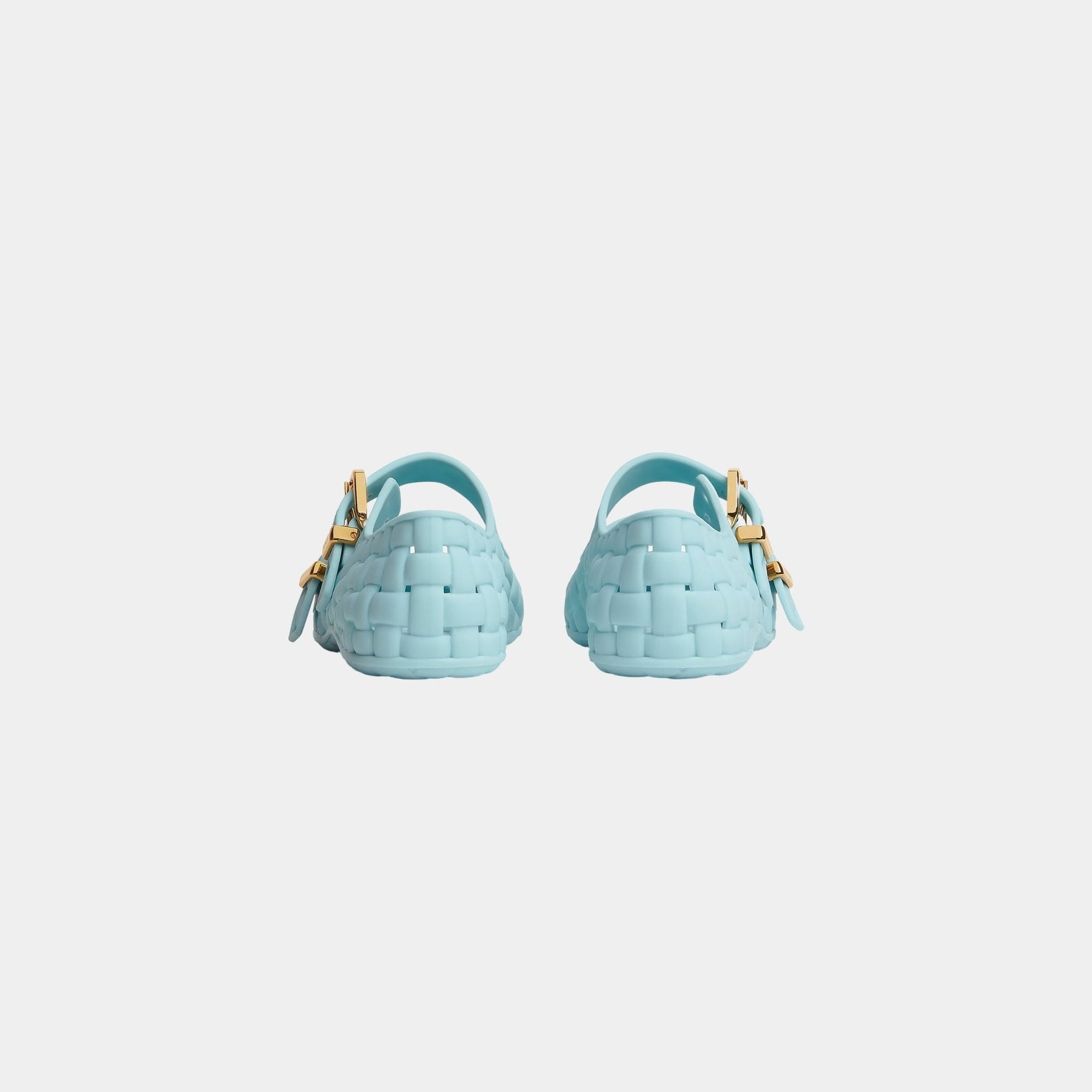 Оригінальна Amy Mary-Jane Ballerina Rubber With Inteccio Pattern Bottega veneta – детальний вид