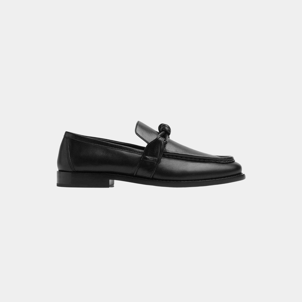 Astaire Loafer Calfskin Signature Knot Detail Men Bottega veneta – Гарантія оригінальності – боковий вид