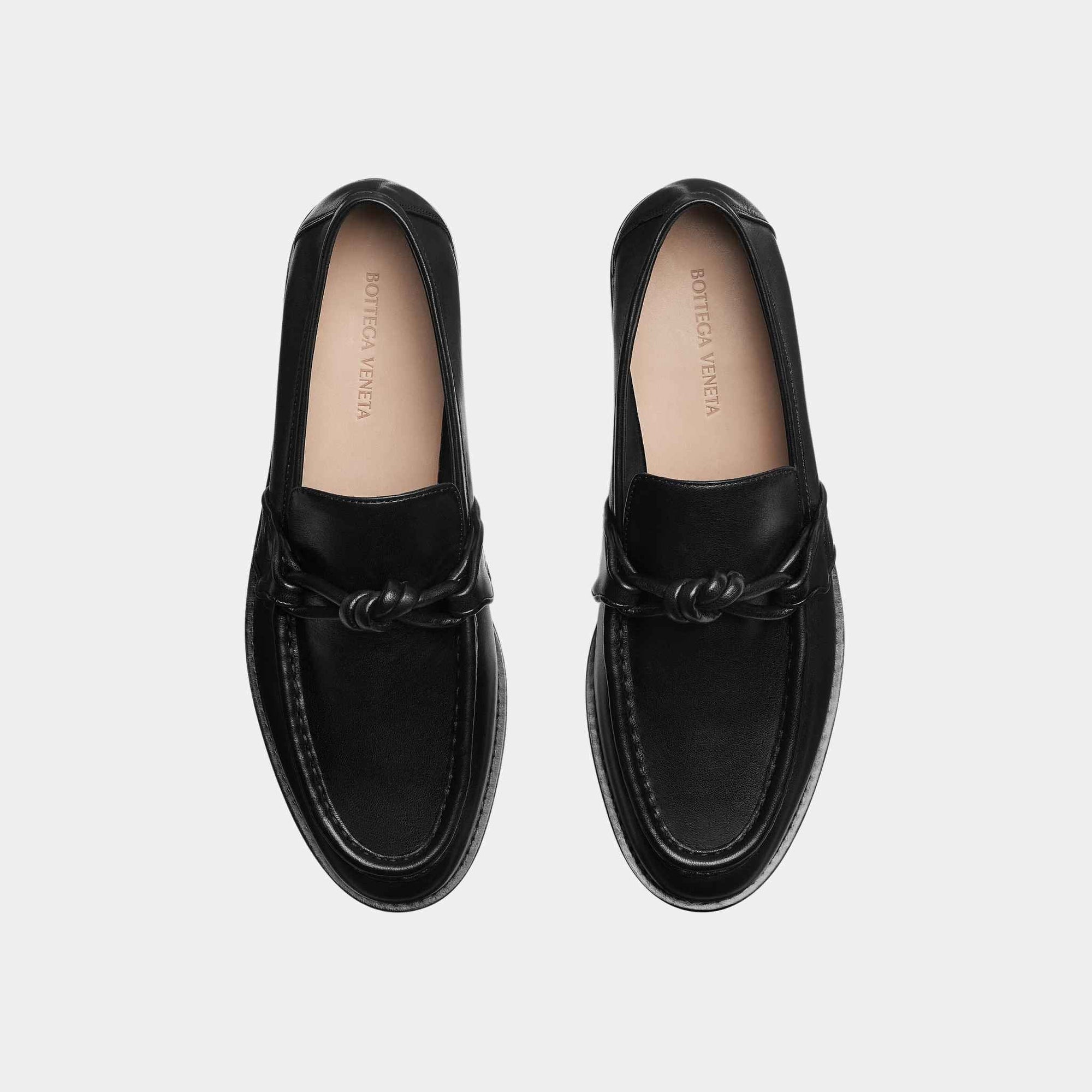 Astaire Loafer Calfskin Signature Knot Detail Women Bottega veneta – Гарантія оригінальності – вид ззаду