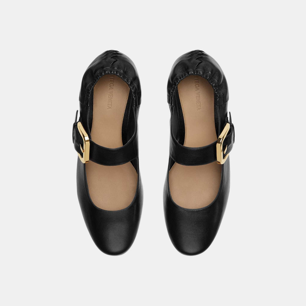 Astaire Mary-Jane Ballerina Calfskin Bottega veneta оригінал – Купити в Україні – вид ззаду