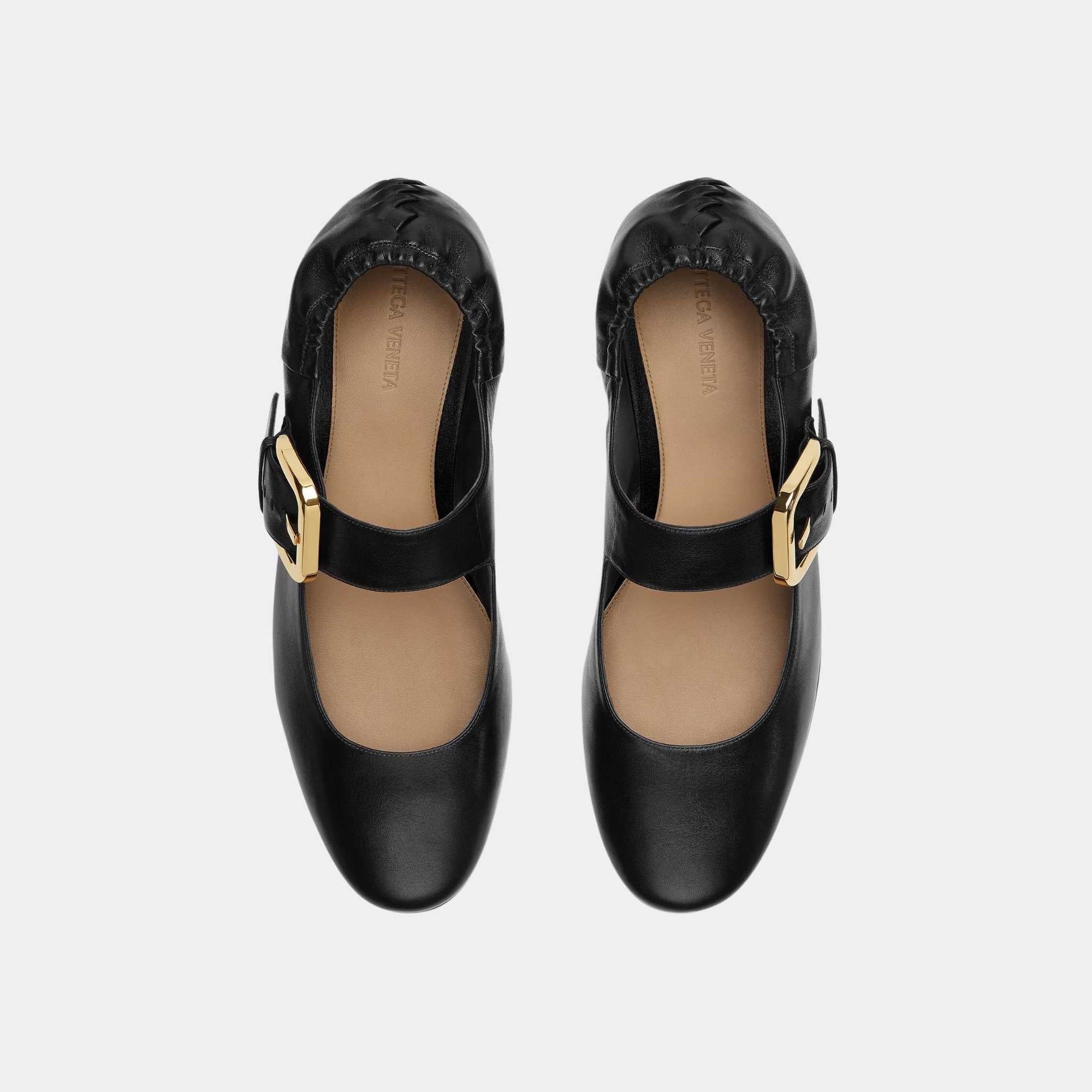 Astaire Mary-Jane Ballerina Calfskin Bottega veneta оригінал – Купити в Україні – вид ззаду