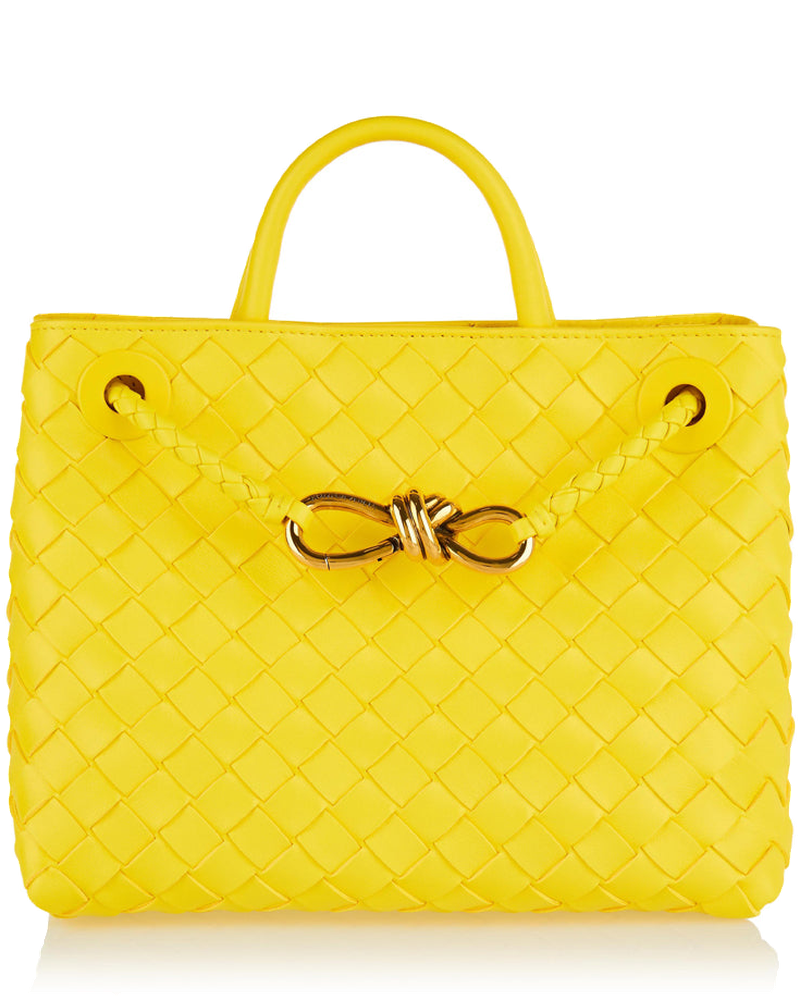 Andiamo Small Leather Tote Bag Bottega veneta оригінал – Купити в Україні