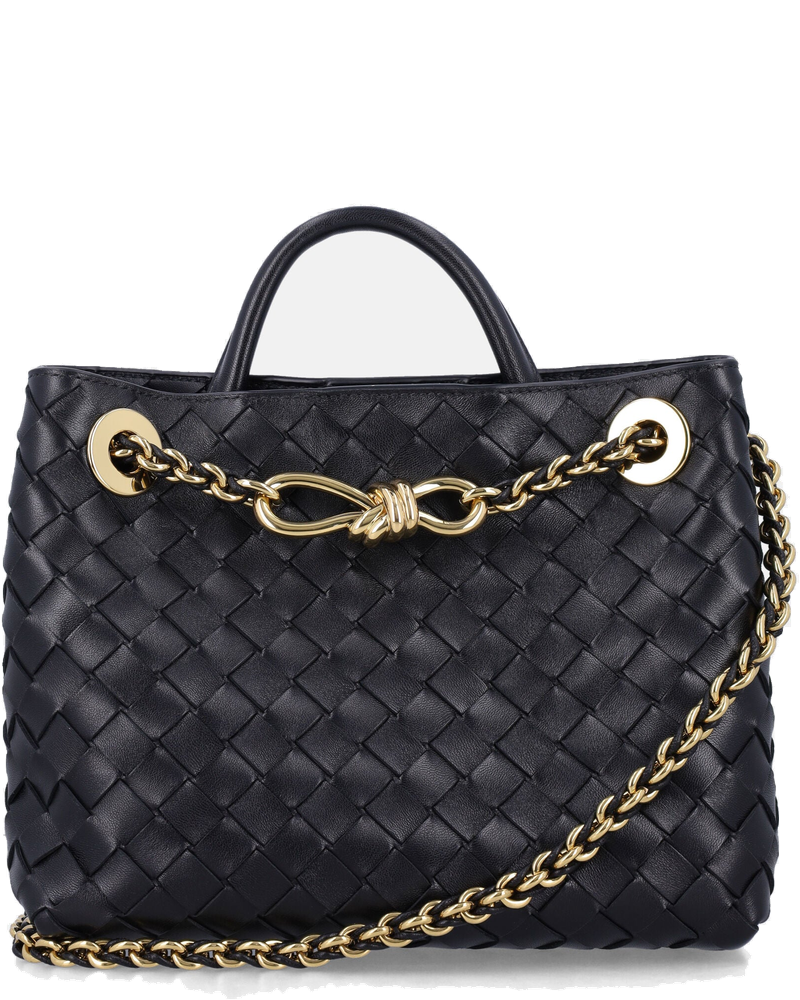 Оригінальна Small Andiamo Intrecciato Chain Bag Bottega veneta