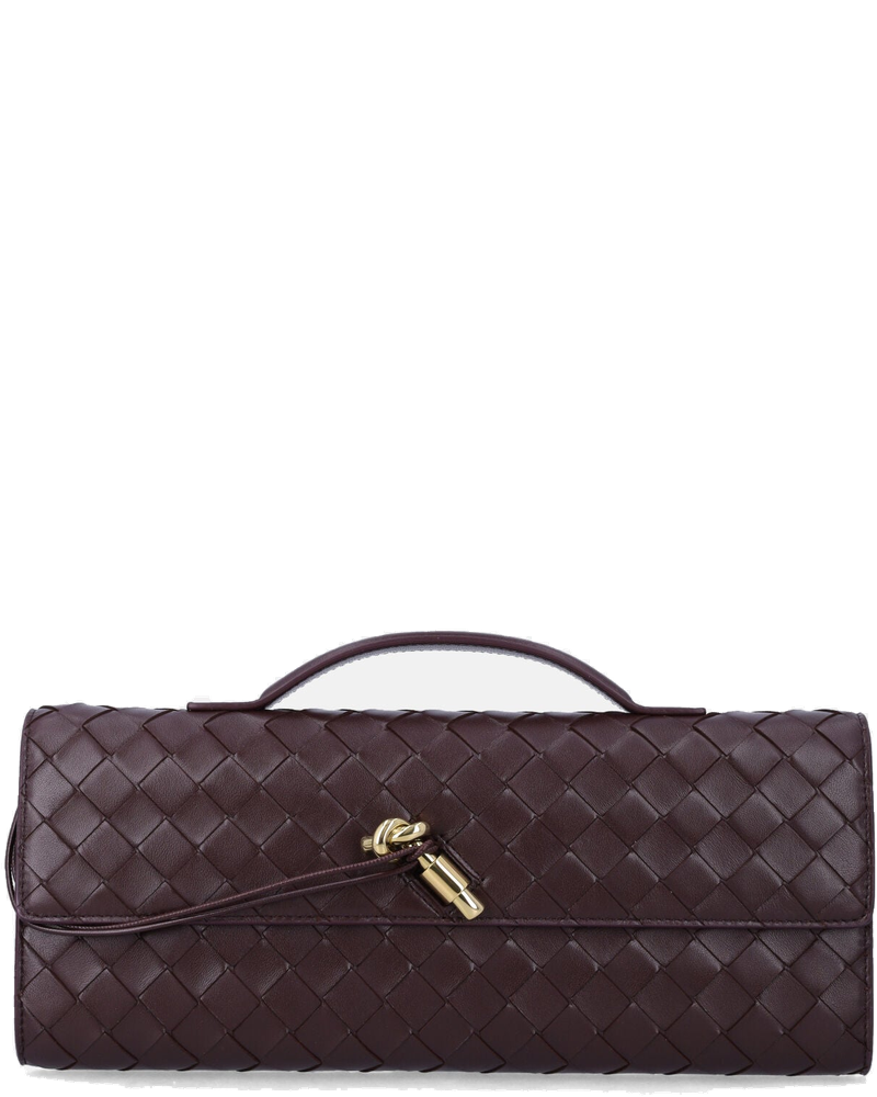 Andiamo Intrecciato Leather Clutch Bottega veneta – Гарантія оригінальності