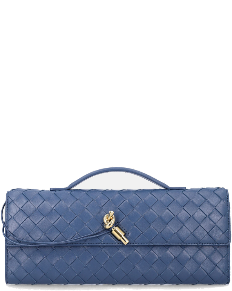 Andiamo Intrecciato Leather Clutch Bottega veneta – Гарантія оригінальності