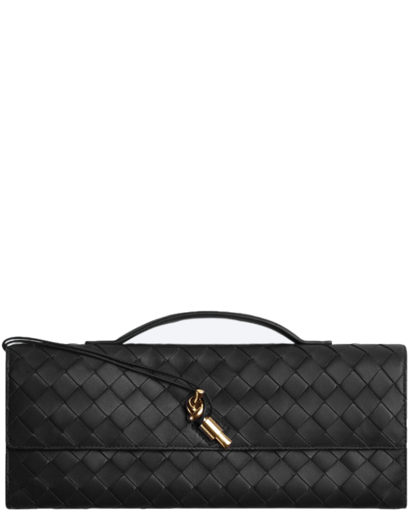 Andiamo Leather Clutch Bottega veneta – Гарантія оригінальності