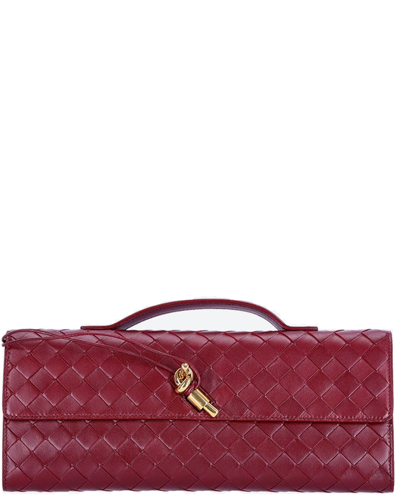 Andiamo Leather Clutch Bottega veneta – Гарантія оригінальності