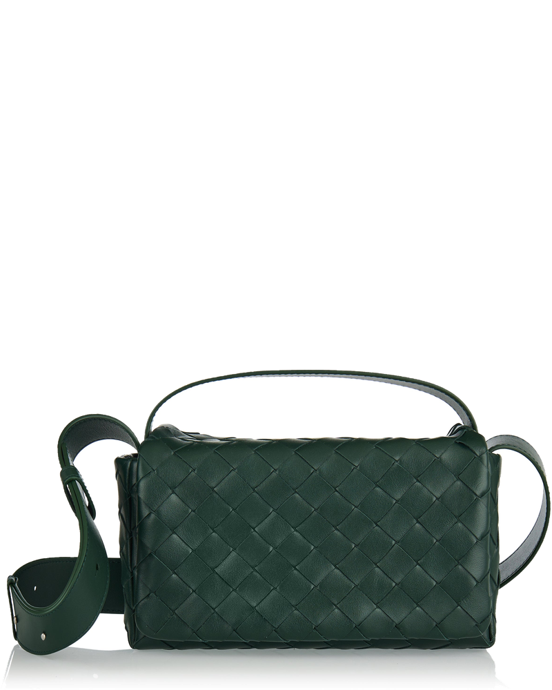 Оригінальна Intrecciato Mini Bag With Flap Bottega veneta