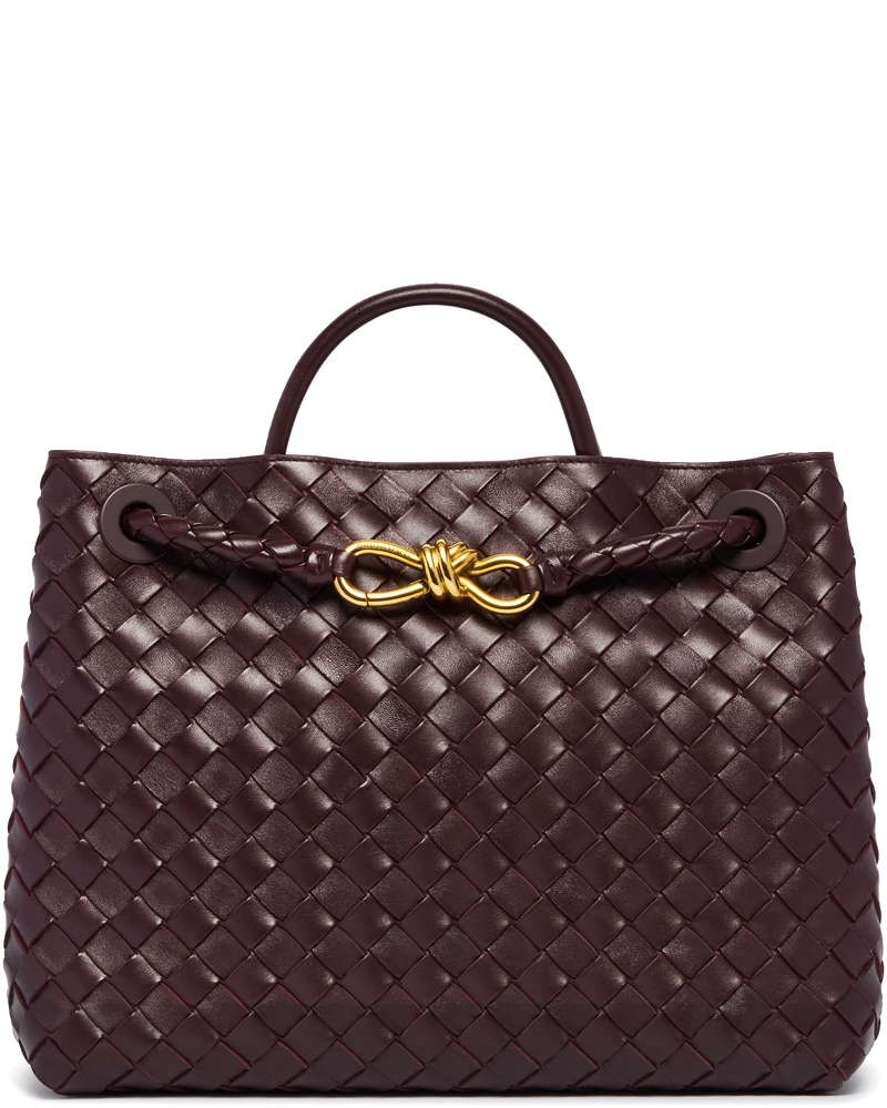 Burgundy Andiamo Medium Bag Bottega veneta оригінал – Купити в Україні
