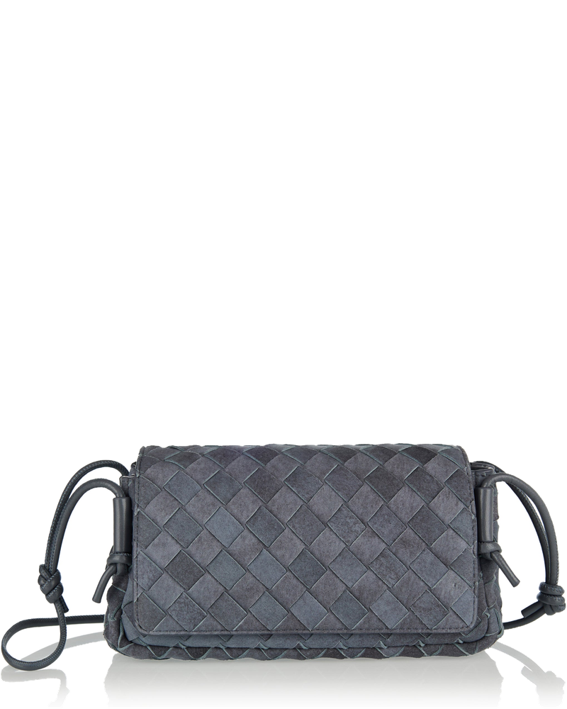 Оригінальна Notturno Intrecciato Suede Bag Bottega veneta
