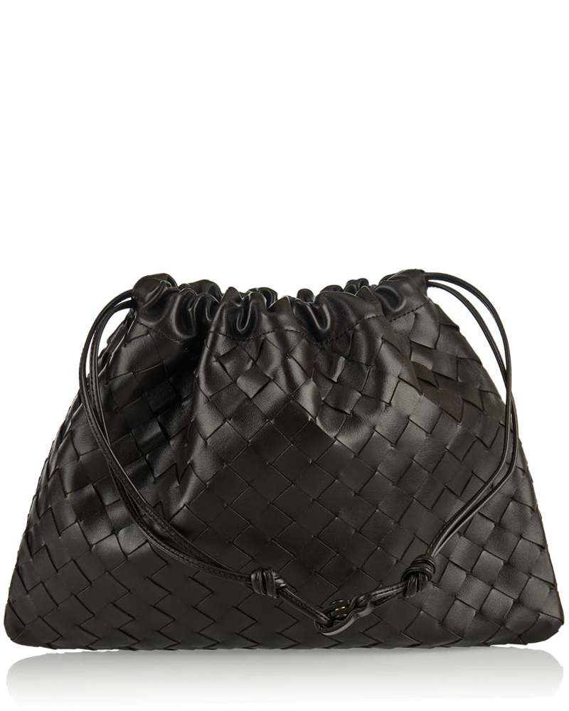 Оригінальна Dustbag Intrecciato Leather Pouch Bottega veneta