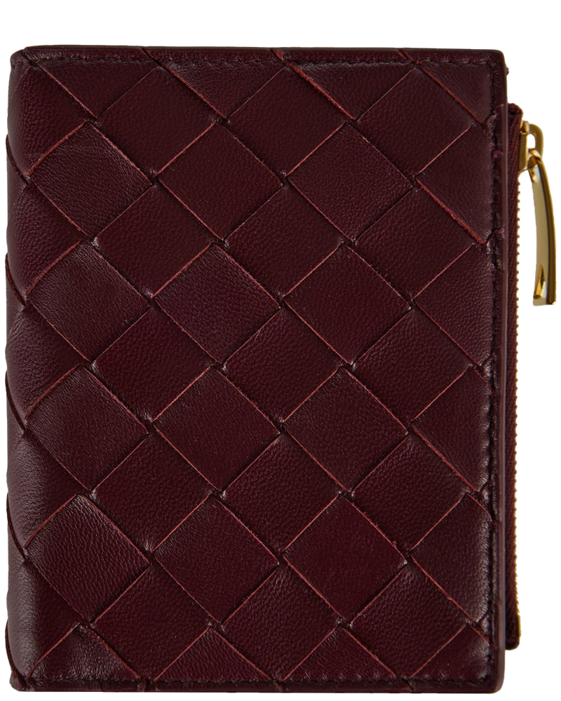 Intrecciato Small Leather Bi Fold Wallet Bottega veneta – Гарантія оригінальності