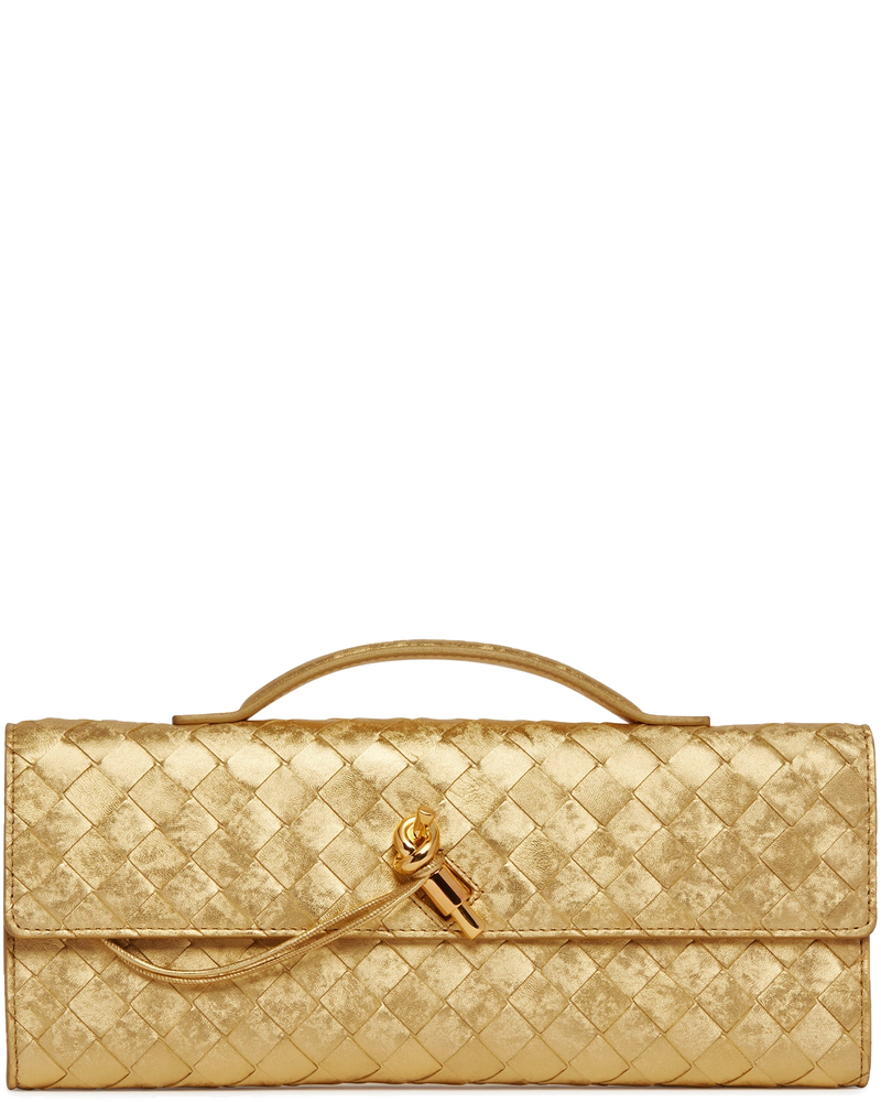 Оригінальна Gold Andiamo Clutch Bottega veneta