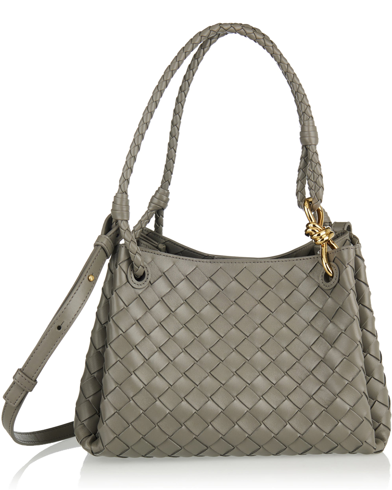Оригінальна Parachute Intrecciato Medium Shoulder Bag Bottega veneta