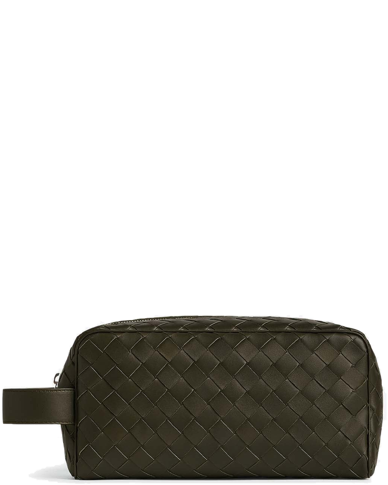 Intrecciato Leather Toiletry Bag Bottega veneta – Гарантія оригінальності