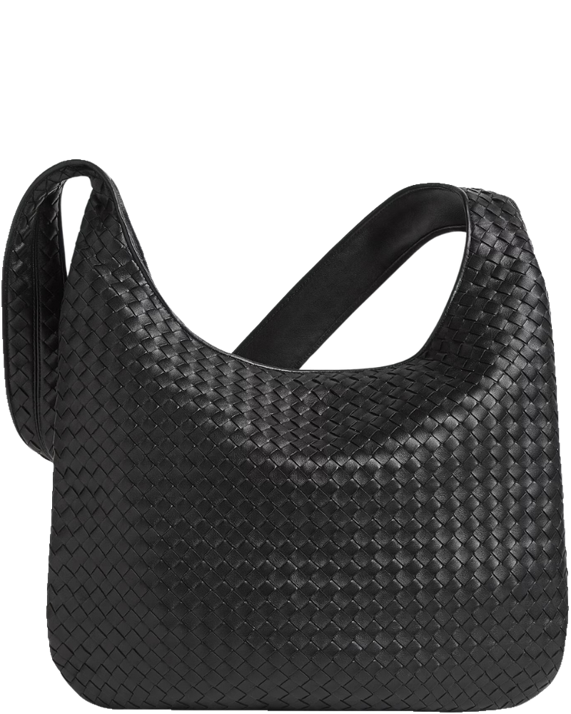 Оригінальна Veneto Large Leather Cross Body Bag Bottega veneta