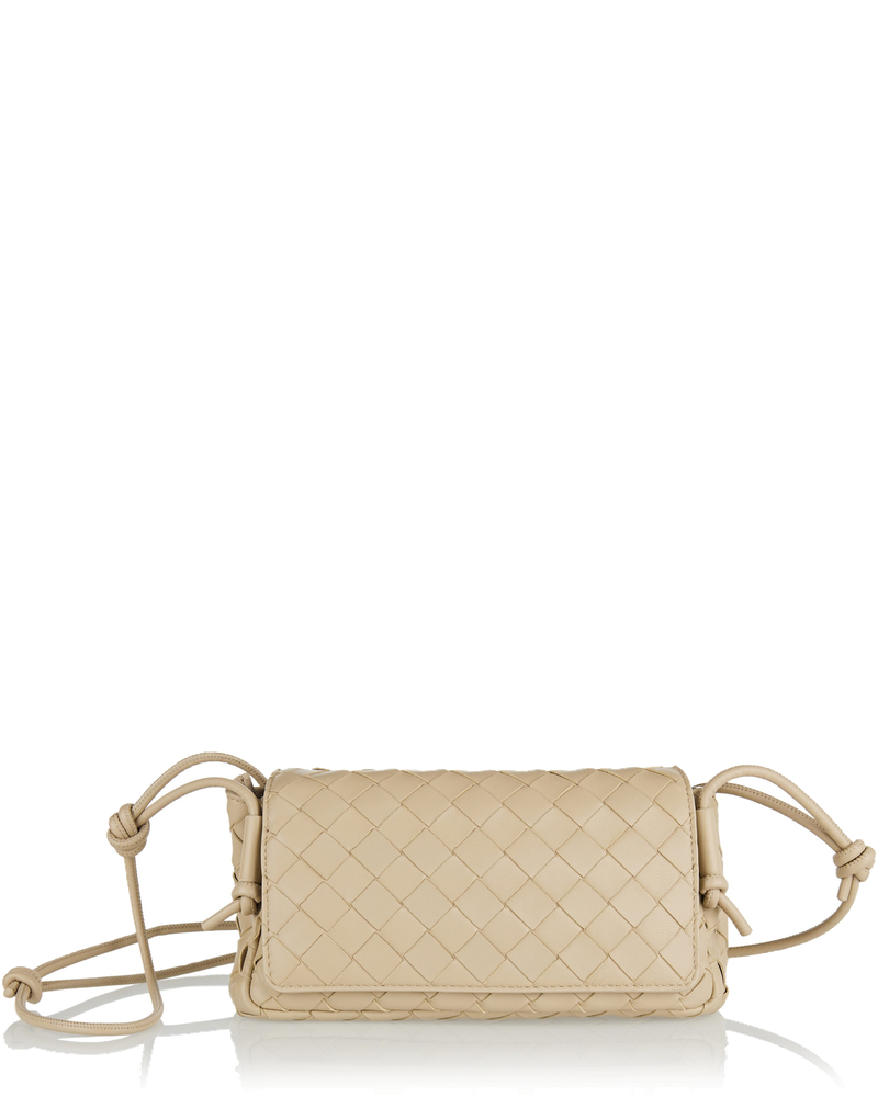 Оригінальна Notturno Leather Shoulder Bag Bottega veneta