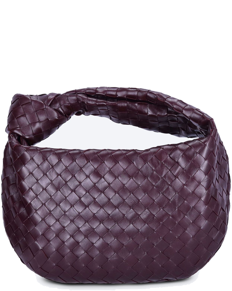 Оригінальна Small Jodie Leather Handbag Bottega veneta